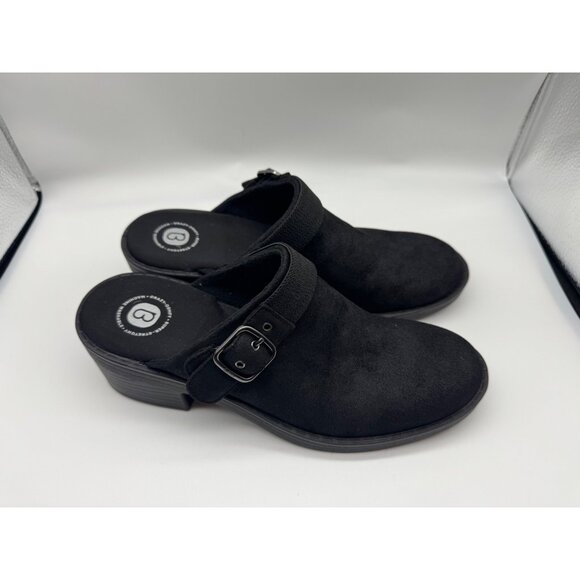 Bzees Women's Black Open Book Washable Clog Mule Shoe Women Size 8.5M - Picture 1 of 11
